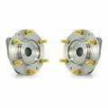 Kugel Front Wheel Bearing And Hub Assembly Pair For Kia Sedona Hyundai Entourage K70-100425